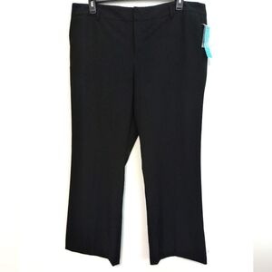 New Covington Black Wide Leg Trousers / Size 18 Short